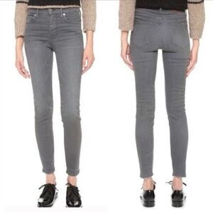 Madewell 9” High Riser Skinny Skinny Gray Jeans l 26